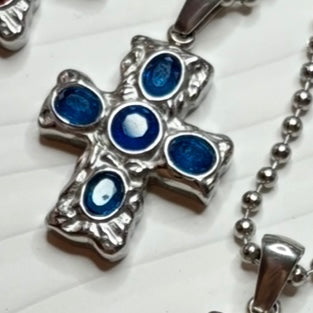 Silver Cross Necklace
