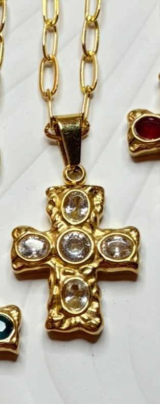 Gold Cross Necklace
