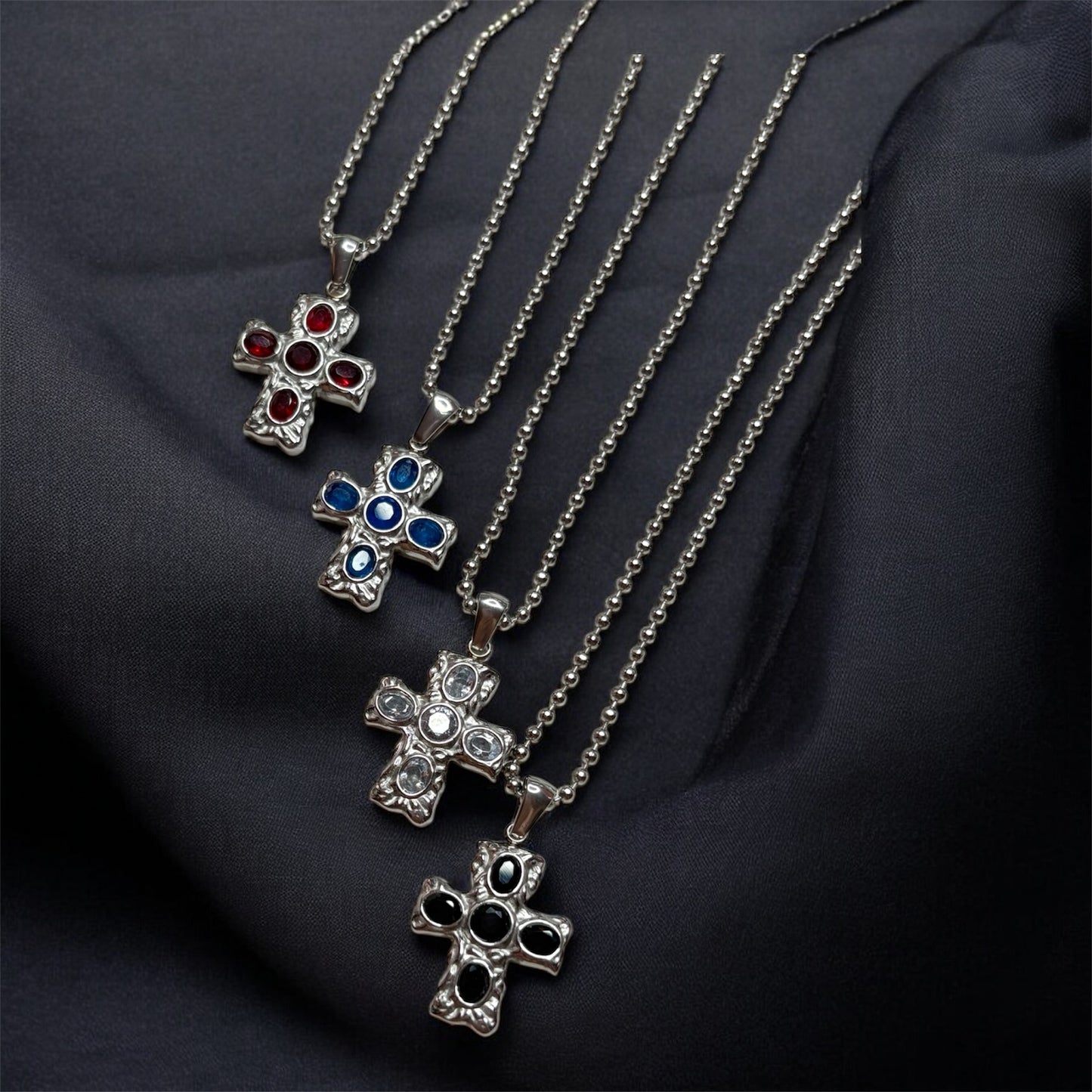 Silver Cross Necklace